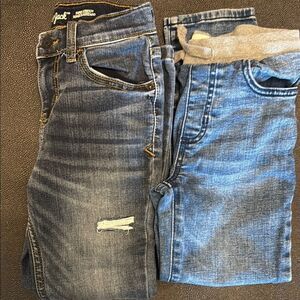 Tucker + Tate& Cat&Jack Blue Jeans  Slim and Joggers size 6